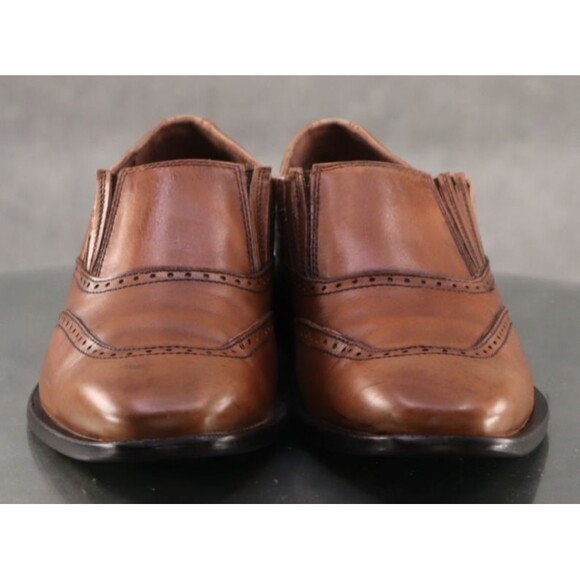 Donald J Pliner Genes-01 Men\'s Slip On Loafer Dress Shoes Size 7 M Leather Brown main image 7